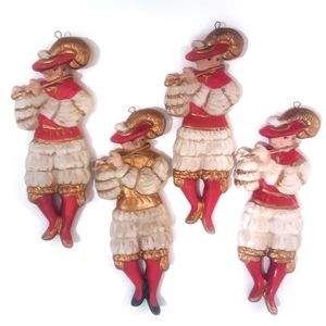 Christmas tree ceramic figurines hanging ornaments